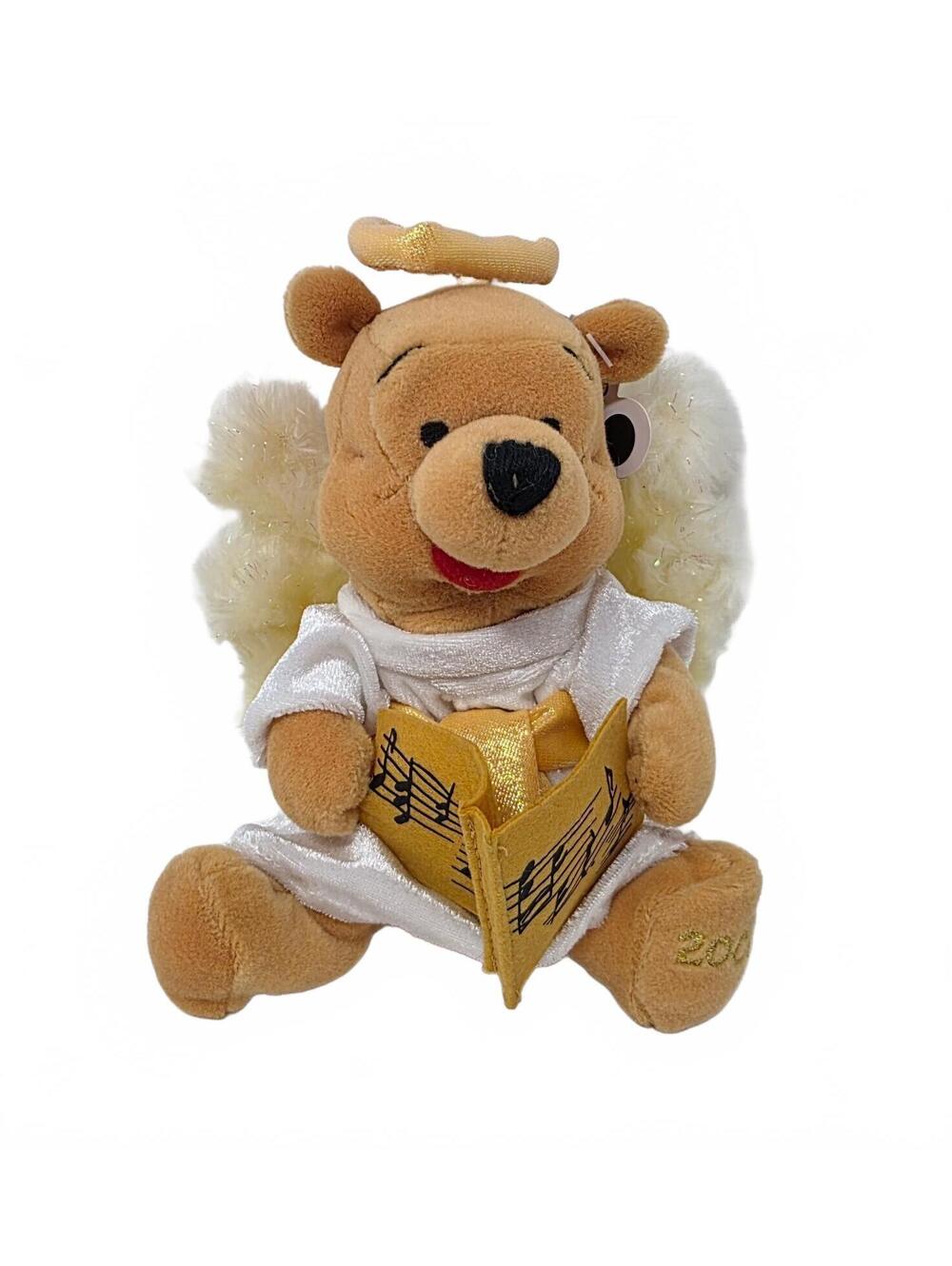 Disney Choir Angel Pooh 8" Mini Bean Bag Plush with Tag